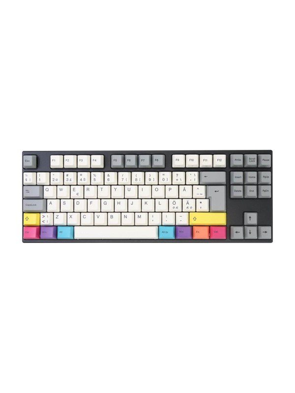 Varmilo VEM88 CMYK V2 - EC Rose - Gaming Tastatur - Uden Numpad - Nordisk - Sort