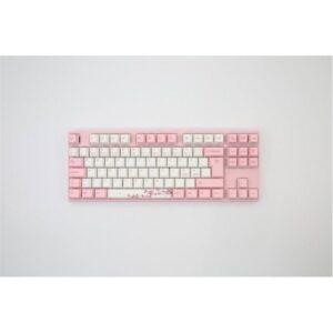 Varmilo VEA88 Sakura V2 - MX Silent Red - Gaming Tastatur - Uden Numpad - Nordisk - Pink