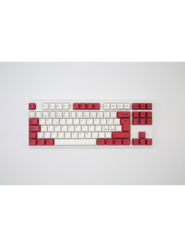 Varmilo VEA88 Special Edition White Plate - MX Red - Gaming Tastatur - Uden Numpad - Nordisk - Hvid