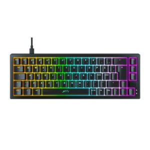 Xtrfy K5 Compact 65% - Black - Gaming Tastatur - Uden Numpad - Nordisk - Sort