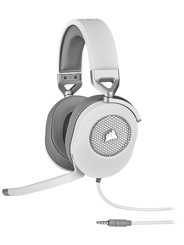 Corsair HS65 SURROUND Gaming Headset - White