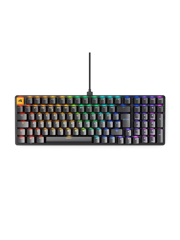 Glorious GMMK 2 Full-Size 96% - Nordisk - Black - Gaming Tastatur - Nordisk - Sort