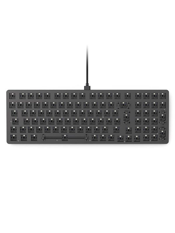 Glorious GMMK 2 - Full-Size 96% - Barebone - ISO - Black - Gaming Tastatur - Universal - Sort