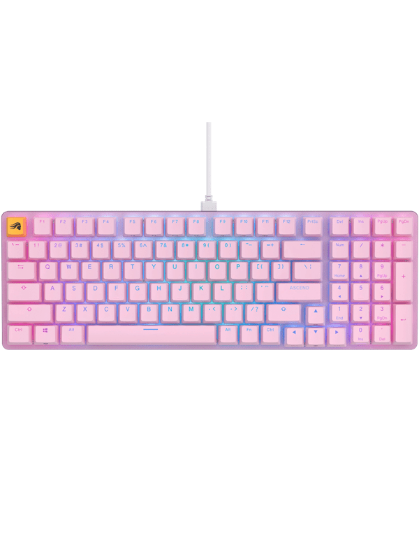 Glorious GMMK 2 Full-Size 96% - Nordisk - Pink - Gaming Tastatur - Nordisk - Pink
