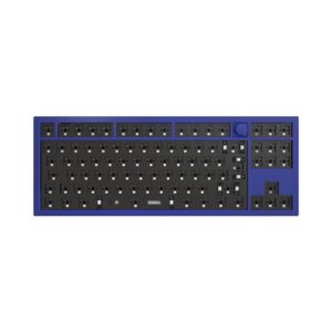 Keychron Q3 QMK Custom Knob version - Barebone ISO - Gaming Tastatur - Uden Numpad - Blå