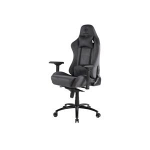 DELTACO GAMING DC440D Gaming chair Dark Grey Gamer Stol - Mørkeblå/Grå - Aluminium - Op til 130 kg