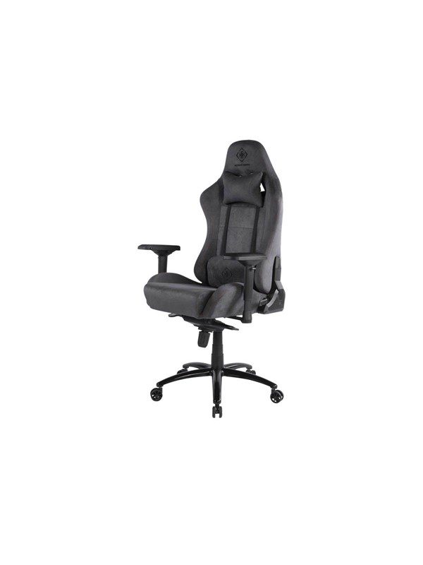 DELTACO GAMING DC440D Gaming chair Dark Grey Gamer Stol - Mørkeblå/Grå - Aluminium - Op til 130 kg