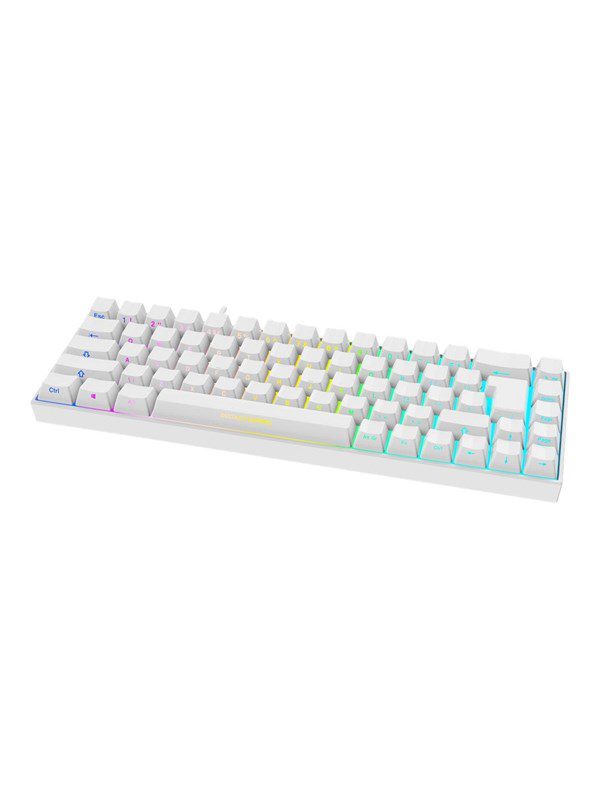 DELTACO GAMING WK95R Wireless Keyboard (UK) - Tastatur - Engelsk - UK - Hvid