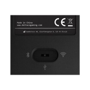 DELTACO GAMING DK440R Wireless Keyboard (UK) - Tastatur - Engelsk - UK - Sort