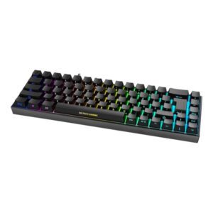 DELTACO GAMING DK440R Wireless Keyboard (DE) - Tastatur - Tysk - Sort
