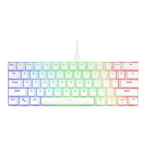 DELTACO GAMING mini mechanical keyboard (US) - Tastatur - Amerikansk engelsk - Hvid