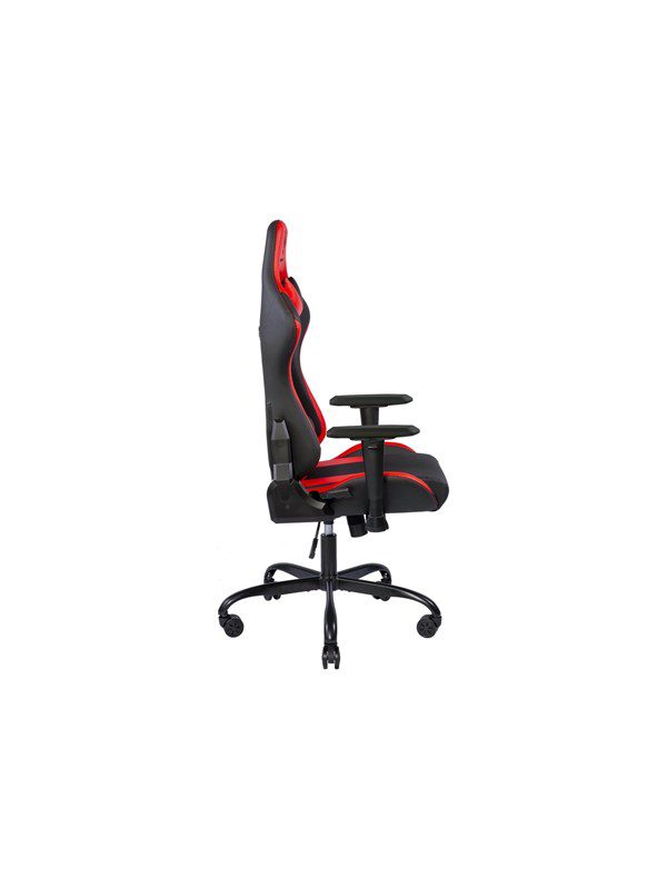 DELTACO GAMING Gaming Chair Black/Red Gamer Stol - Sort / Rød - PU Læder - Op til 90 kg