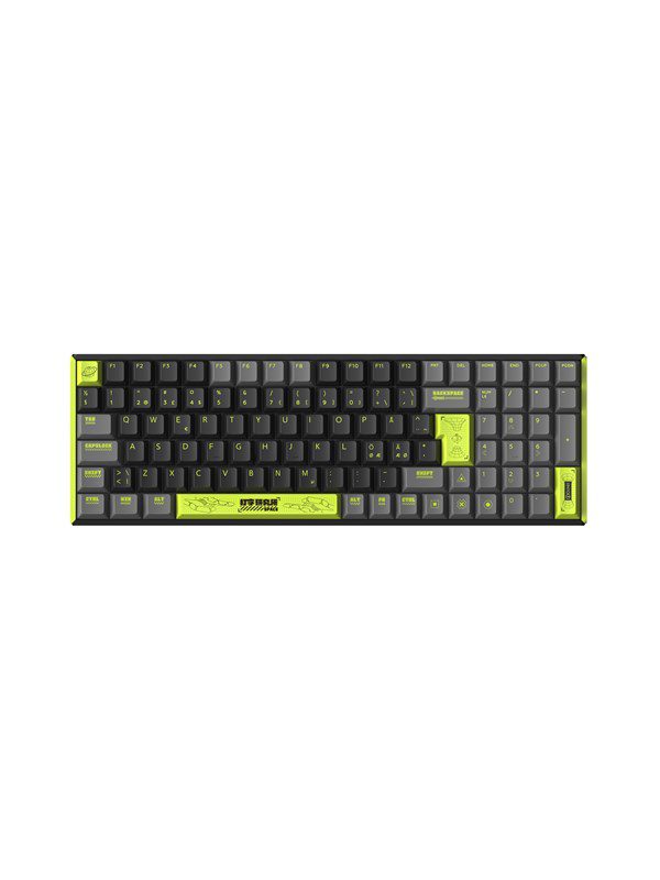 IQUNIX F97 TypingLab Wireless-RGB Cherry Brown - Gaming Tastatur - Nordisk - Sort