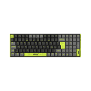 IQUNIX F97 TypingLab Wireless-RGB TTC Silent Brown - Gaming Tastatur - Nordisk - Sort