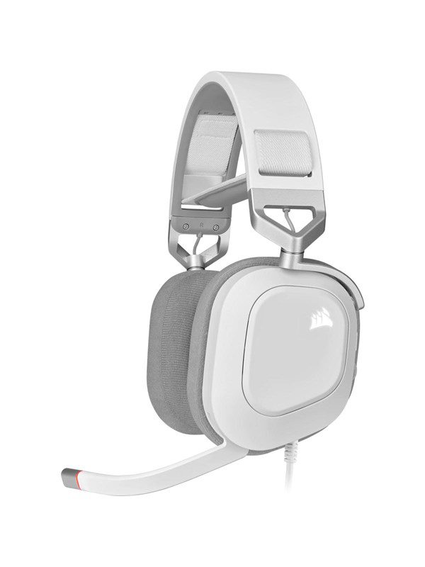 Corsair HS80 RGB USB Premium Gaming Headset - White