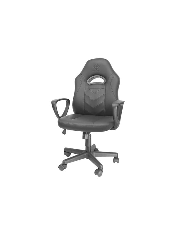 DELTACO GAMING DC110 Junior Gaming Chair Gamer Stol - Sort - PU Læder - Op til 90 kg