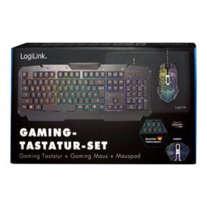 LogiLink Gaming-Set keyboard mouse and mouspad - Keyboard