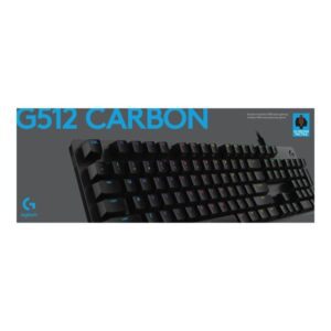 Logitech Gaming G512 - Tastatur - Hollandsk - Sort