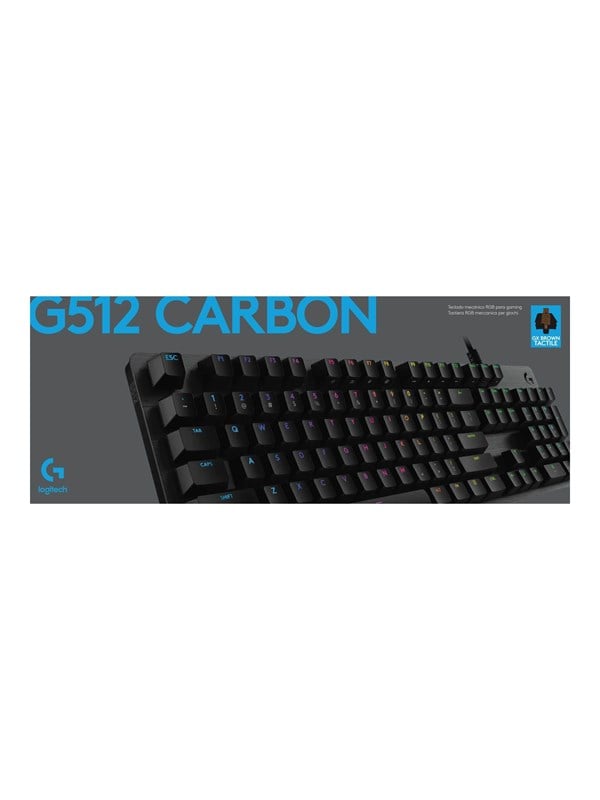 Logitech Gaming G512 - Tastatur - Hollandsk - Sort