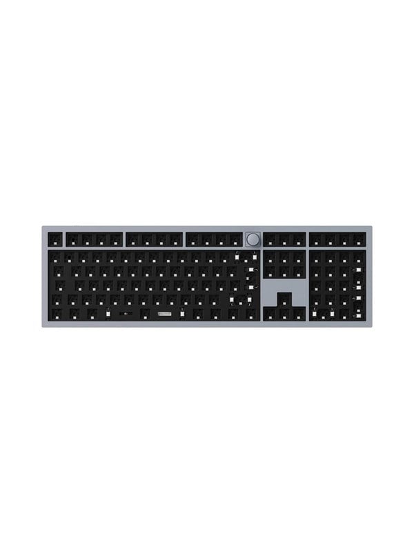 Keychron Q6 QMK Custom Knob version - Barebone ISO - Gaming Tastatur - Grå