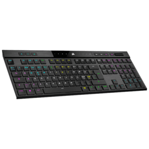 Corsair K100 Air Wireless RGB - MX Ultra Low Profile Tactile - ND - Gaming Tastatur - Nordisk - Sort