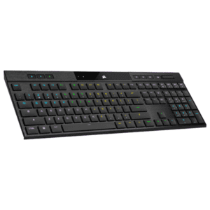 Corsair K100 Air Wireless RGB - MX Ultra Low Profile Tactile - US - Gaming Tastatur - Amerikansk engelsk - Sort