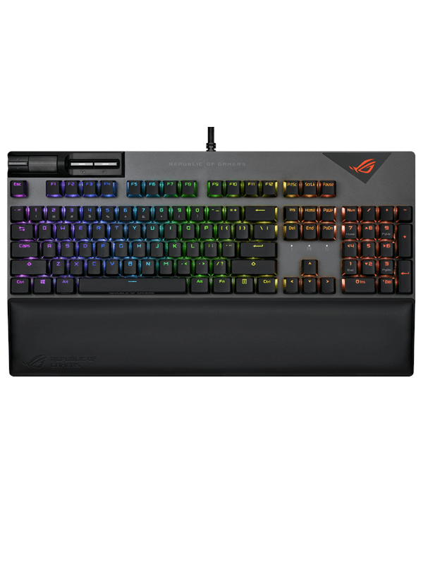 ASUS ROG STRIX FLARE II - RED NX - ND - Gaming Tastatur - Nordisk - Sort