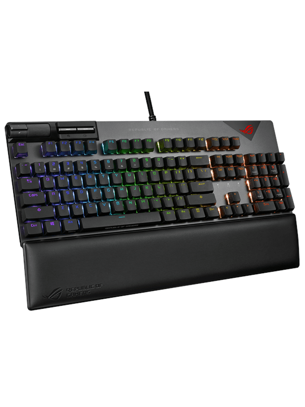 ASUS ROG STRIX FLARE II - BROWN NX - ND - Gaming Tastatur - Nordisk - Sort
