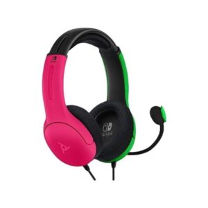 PDP Nintendo Switch Wired Headset LVL40 Pink/Green