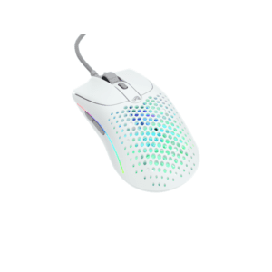 Glorious Model O 2 - Matte White - Gaming Mus - Optisk - 6 knapper - Hvid med RGB-LED lys