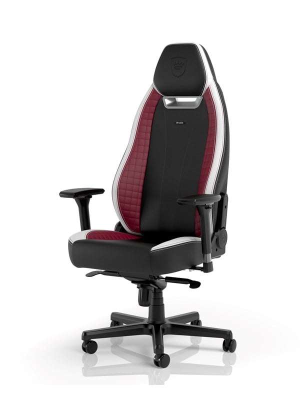 noblechairs LEGEND Black/White/Red Edition Gamer Stol - Hvid/Rød - PU Læder - Op til 150 kg