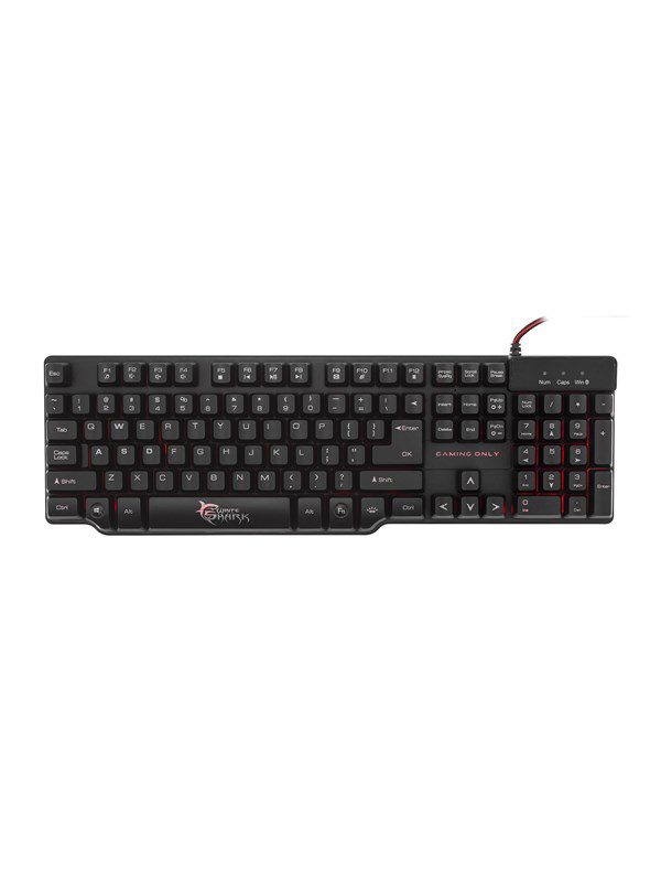 White Shark Samurai - Gaming Tastatur - Engelsk - UK - Sort
