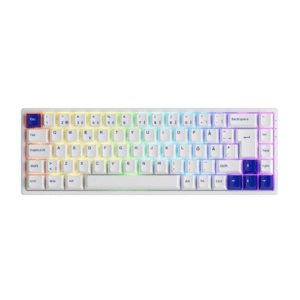 Akko 3068B Blue/White CS Jelly Black - ND - Gaming Tastatur - Nordisk - Hvid