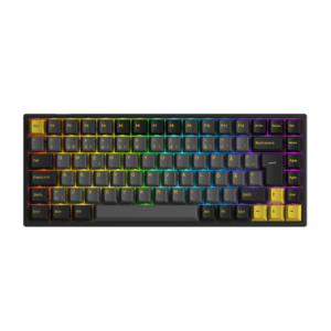 Akko 3084B Black/Gold CS Jelly Pink - ND - Gaming Tastatur - Nordisk - Sort