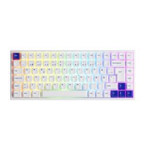 Akko 3084B Blue/White CS Jelly Purple - ND - Gaming Tastatur - Nordisk - Hvid