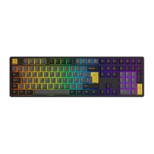 Akko 5108B Black/Gold CS Jelly Blue- ND - Gaming Tastatur - Nordisk - Sort