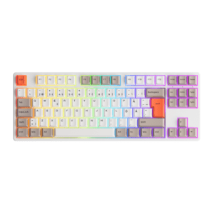 Akko 5087S Steam Engine CS Lavender Purple - ND - Gaming Tastatur - Nordisk - Hvid