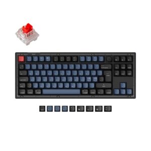 Keychron V3 QMK/VIA Knob - K Pro Red - Gaming Tastatur - Uden Numpad - Nordisk - Sort