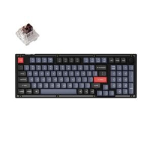 Keychron V5 QMK/VIA Knob - K Pro Brown - Gaming Tastatur - Nordisk - Sort
