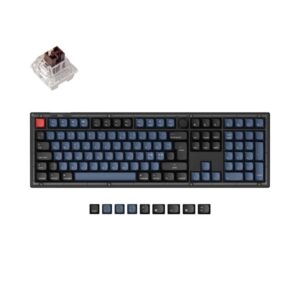 Keychron V6 QMK/VIA Knob - K Pro Brown - Gaming Tastatur - Nordisk - Sort