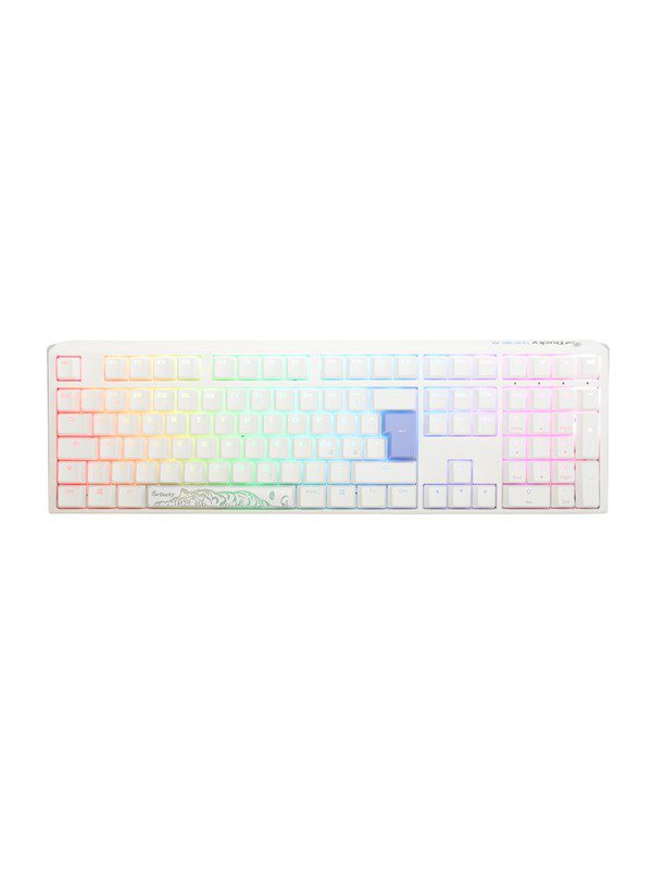 Ducky One 3 - Classic Pure White ND - Fullsize - Gaming Tastatur - Nordisk - Hvid