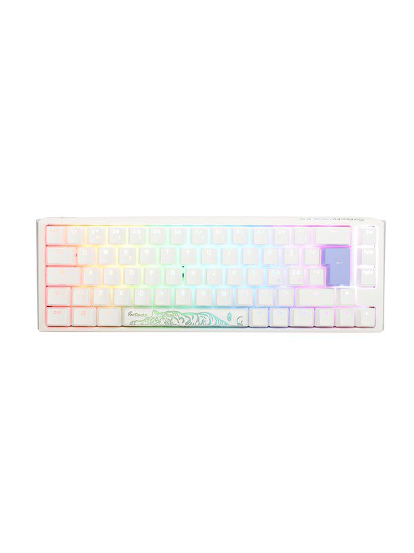 Ducky One 3 - Classic Pure White ND - SF 65% - Nordisk - Hvid