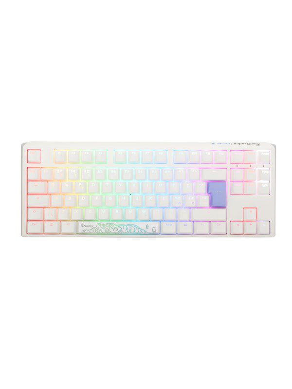 Ducky One 3 - Classic Pure White ND - SF 65% - Gaming Tastatur - Uden Numpad - Nordisk - Hvid
