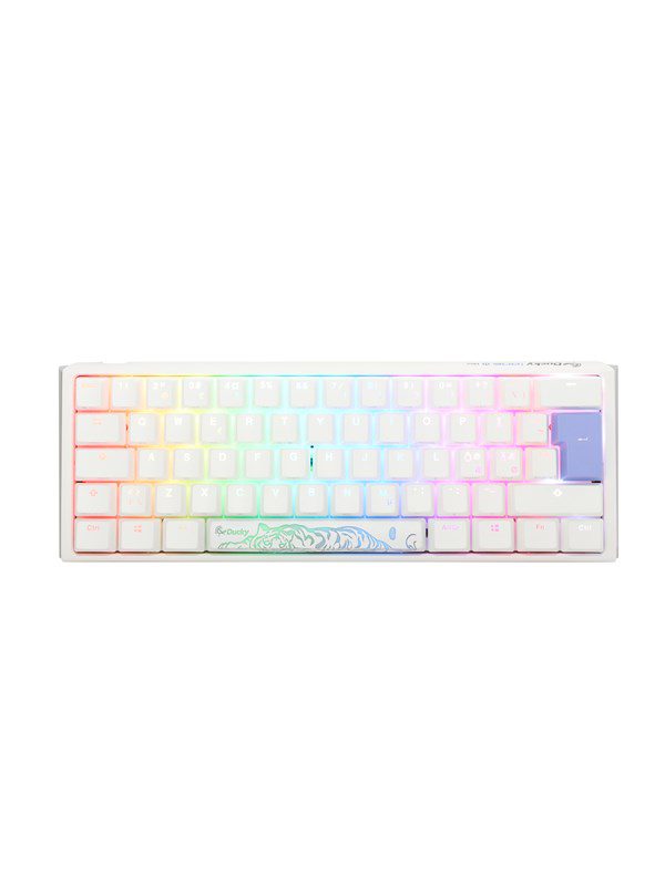 Ducky One 3 - Classic Pure White ND - Mini 60% - Gaming Tastatur - Uden Numpad - Nordisk - Hvid