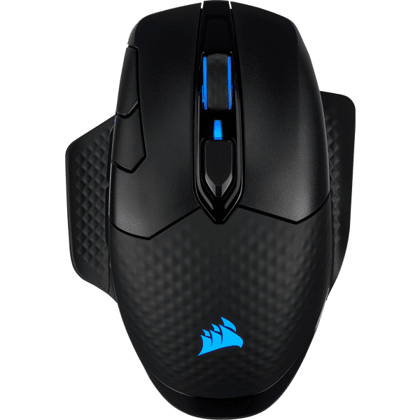 CORSAIR Gaming DARK CORE RGB PRO Optisk Trådløs Kabling Sort