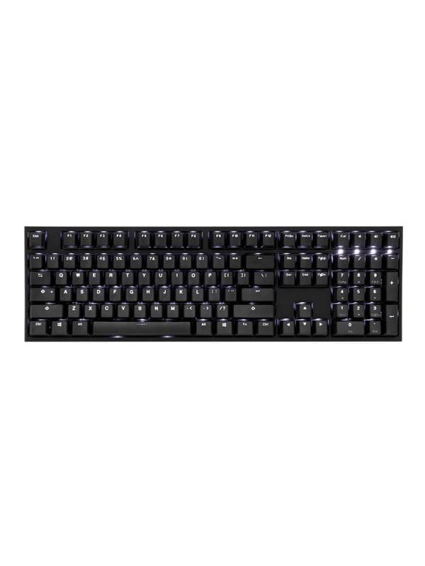 Ducky One 2 Backlit Cherry MX Blue - Black - Gaming Tastatur - Nordisk - Sort