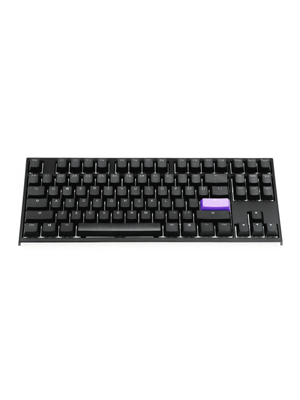 Ducky One 2 Backlit TKL Cherry MX Blue RGB - Gaming Tastatur - Uden Numpad - Nordisk - Sort