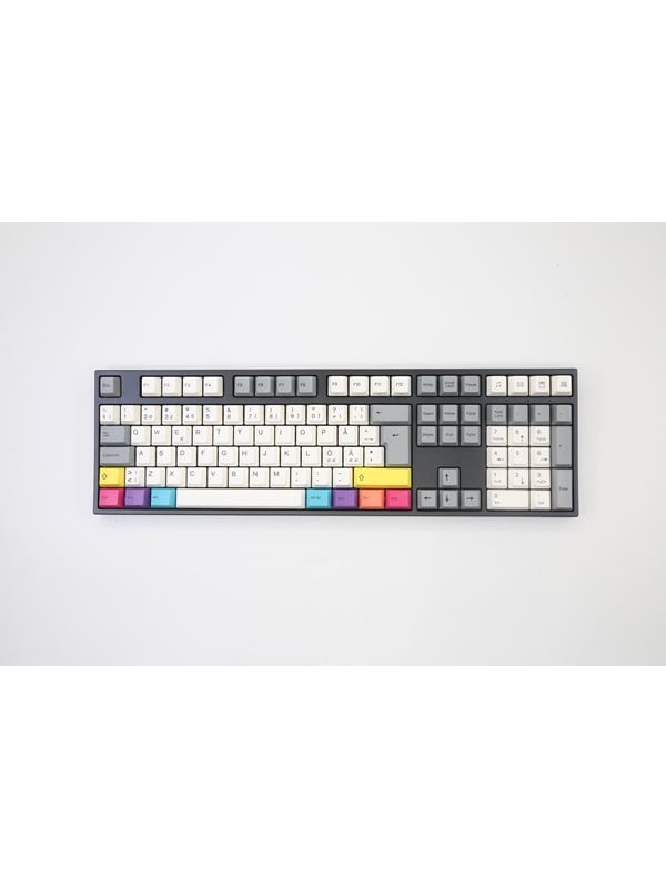 Varmilo VEM109 CMYK V2 - EC Rose - Gaming Tastatur - Nordisk - Sort