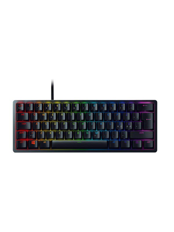 Razer Huntsman Mini Linear - Black - ND - Gaming Tastatur - Uden Numpad - Nordisk - Sort