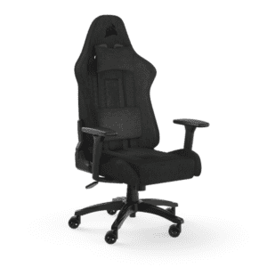 Corsair TC100 Relaxed Fabric - Black Gamer Stol - Sort - Stof - Op til 120 kg